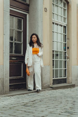 Wednesday — white suit